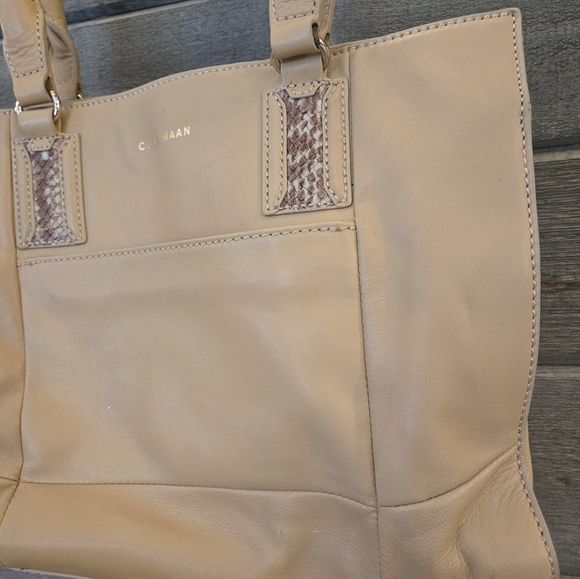 Cole Haan Leather Tan Tote - Picture 4 of 9